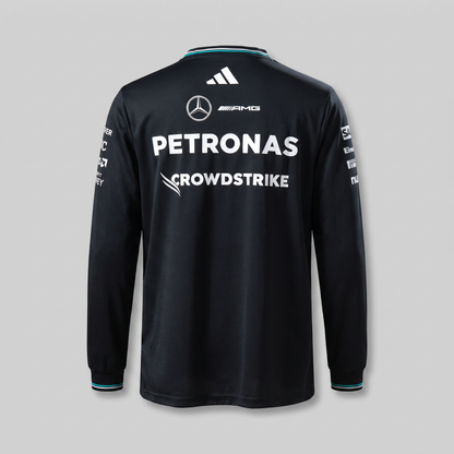 Mercedes-AMG Team Tshirt Noir Manches Longues
