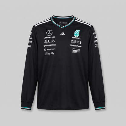 Mercedes-AMG Team Tshirt Noir Manches Longues