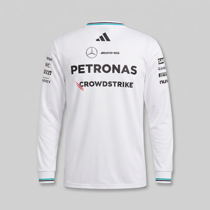 Mercedes-AMG Team Tshirt Blanche Manches Longues