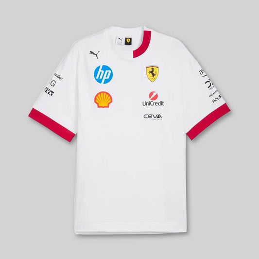Scuderia Ferrari 2025 Tshirt Ice Edition